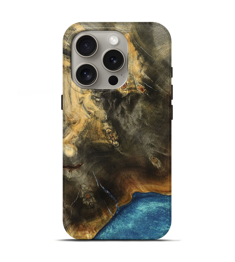 iPhone 16 Pro Wood Live Edge Phone Case - Carla (Wood Burl, 792938)