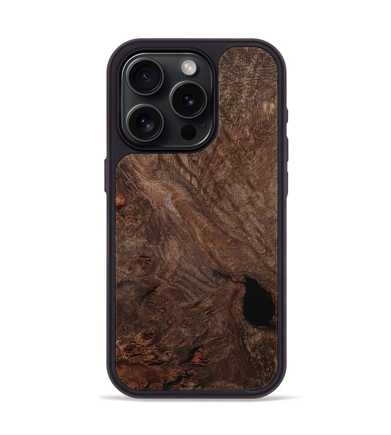 iPhone 15 Pro Wood Phone Case - Duane (Wood Burl, 792994)