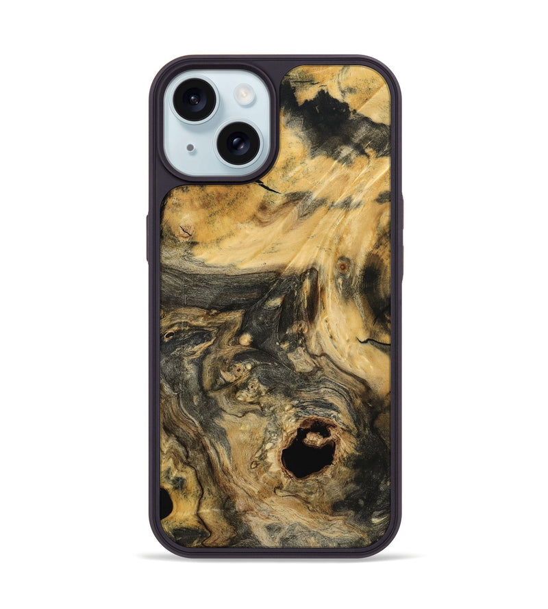 iPhone 15 Wood Phone Case - Adley (Wood Burl, 793080)