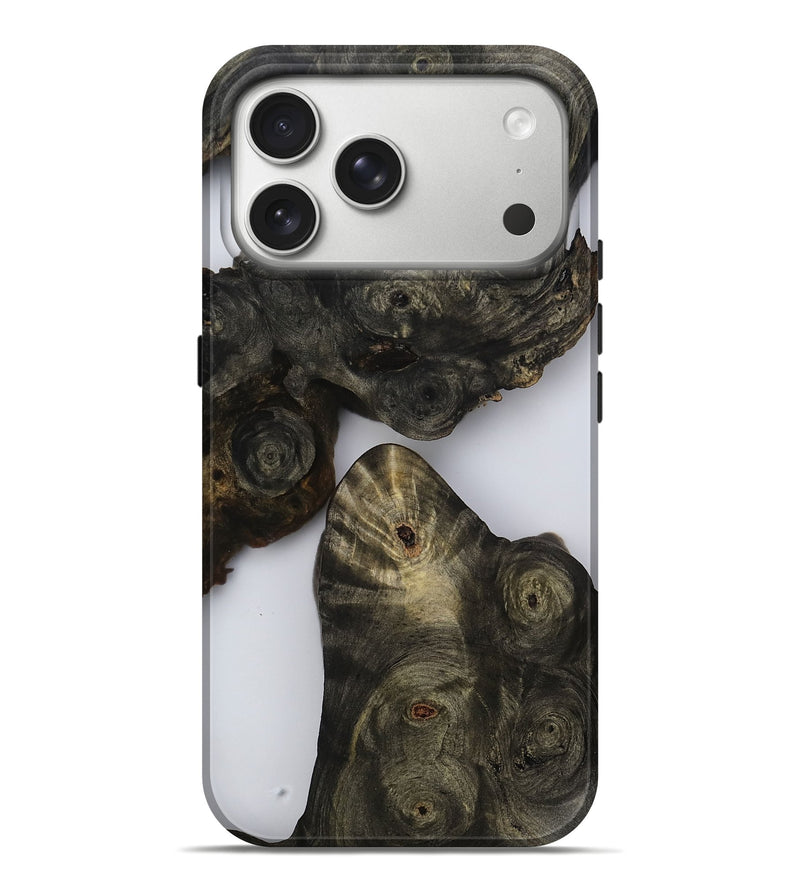 iPhone 17 Pro Max Wood Live Edge Phone Case - Denny (Clear, 793123)