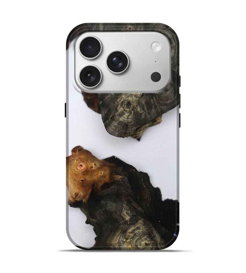 iPhone 17 Pro Wood Live Edge Phone Case - Parker (Clear, 793124)