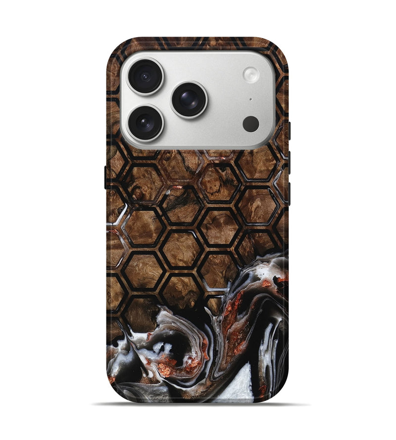 iPhone 17 Pro Wood Live Edge Phone Case - Coretta (Pattern, 793135)