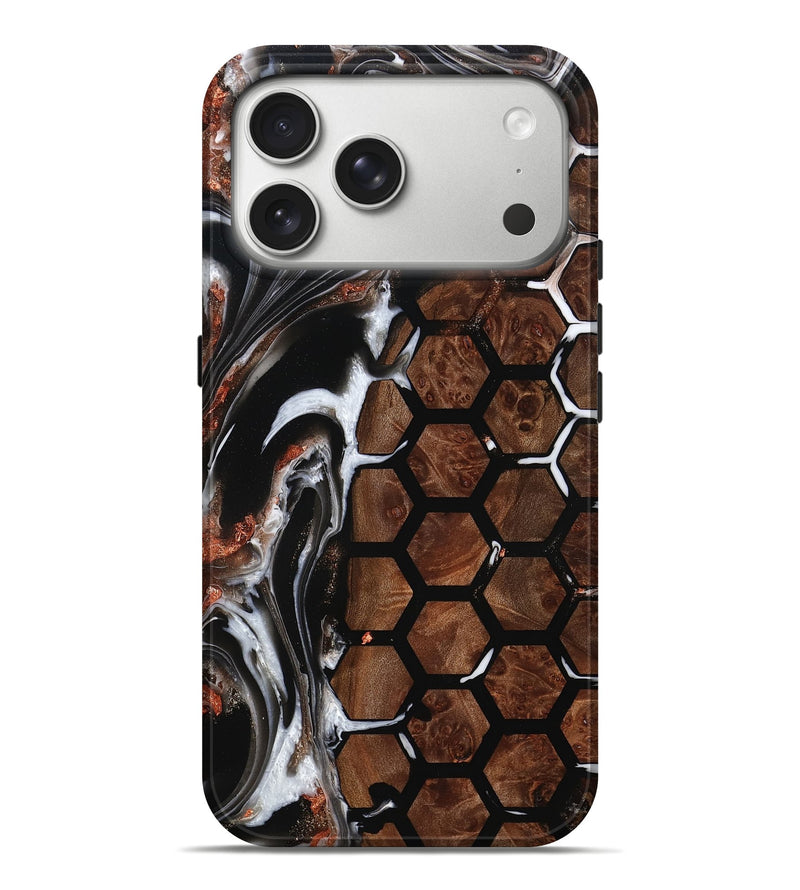 iPhone 17 Pro Max Wood Live Edge Phone Case - Malayah (Pattern, 793144)