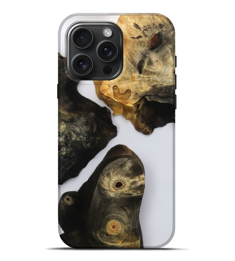 iPhone 16 Pro Max Wood Live Edge Phone Case - Leora (Clear, 793148)