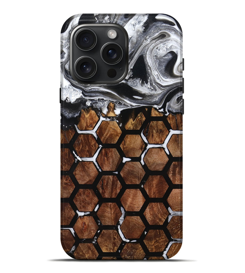 iPhone 16 Pro Max Wood Live Edge Phone Case - Yousef (Pattern, 793150)