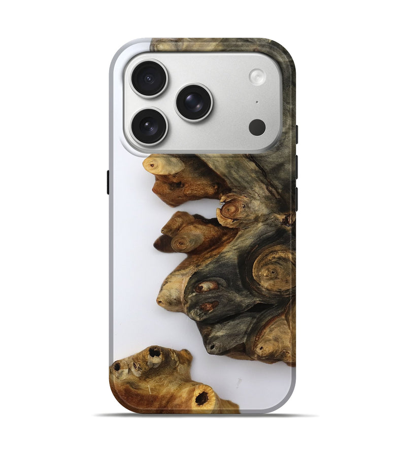 iPhone 17 Pro Wood Live Edge Phone Case - Soleil (Clear, 793162)