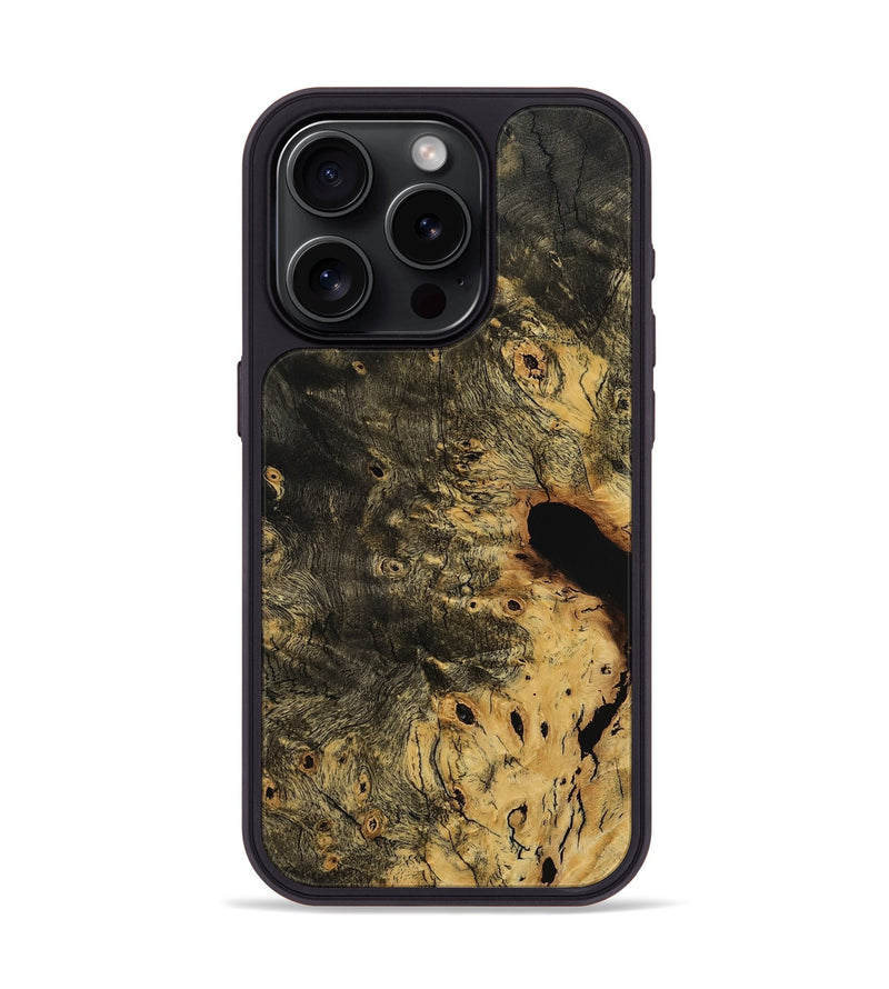 iPhone 15 Pro Wood Phone Case - Amayah (Wood Burl, 793207)
