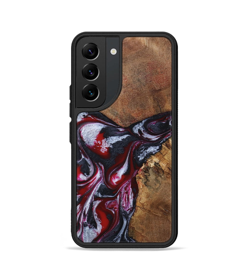 Galaxy S22 Wood Phone Case - Jaydon (Red, 793374)