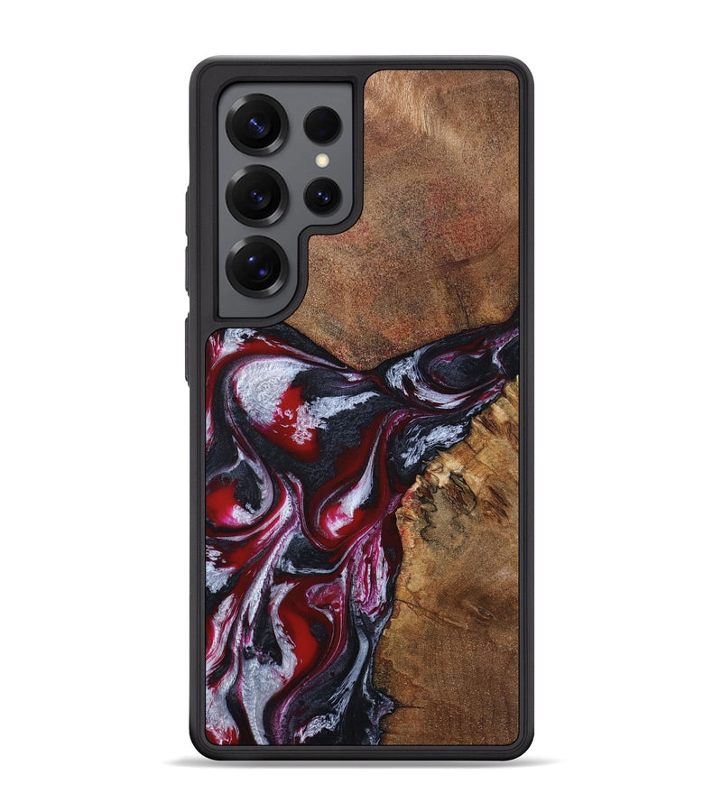 Galaxy S25 Ultra Wood Phone Case - Jaydon (Red, 793374)