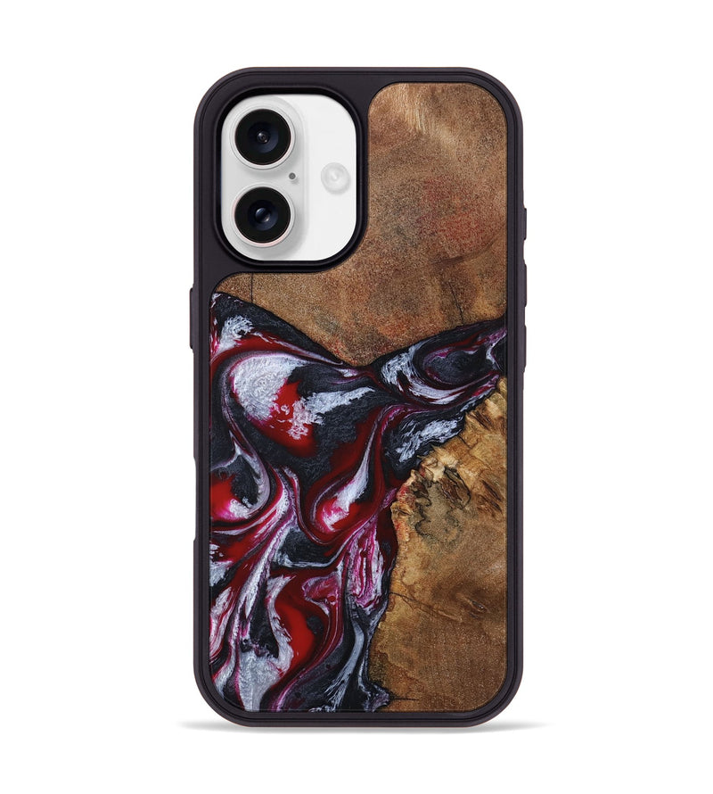 iPhone 17 Wood Phone Case - Jaydon (Red, 793374)