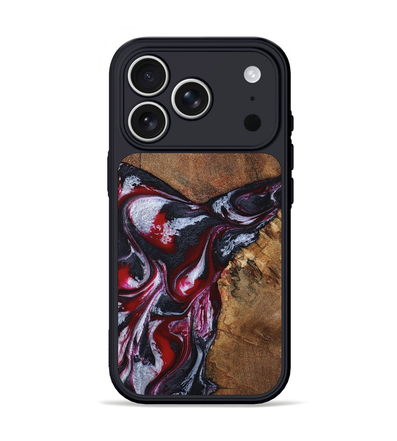 iPhone 17 Pro Wood Phone Case - Jaydon (Red, 793374)