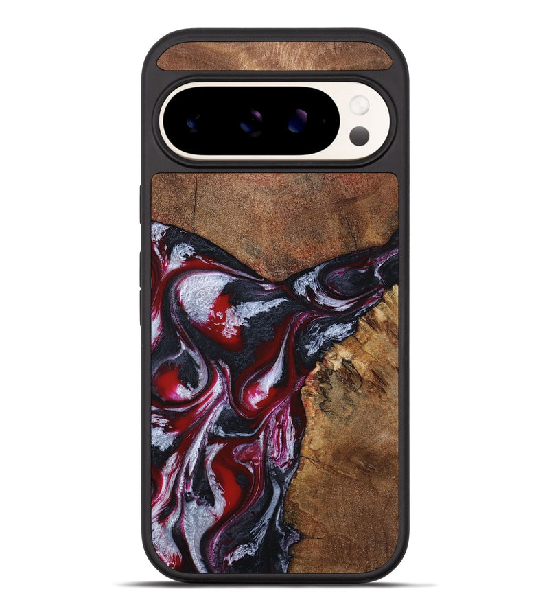 Pixel 10 Pro XL Wood Phone Case - Jaydon (Red, 793374)