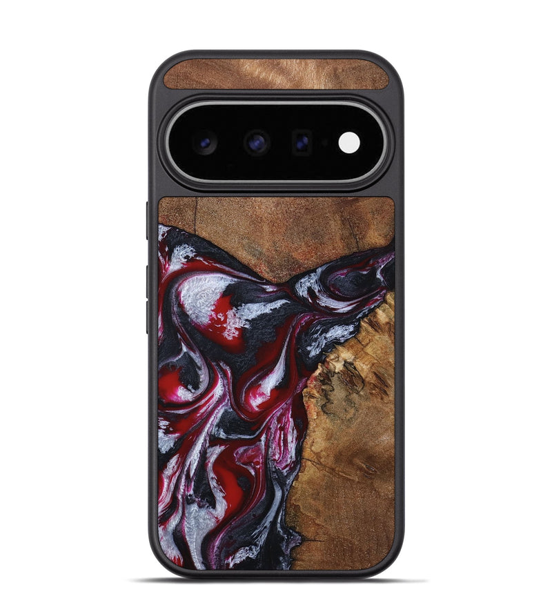 Pixel 11 Pro Wood Phone Case - Jaydon (Red, 793374)