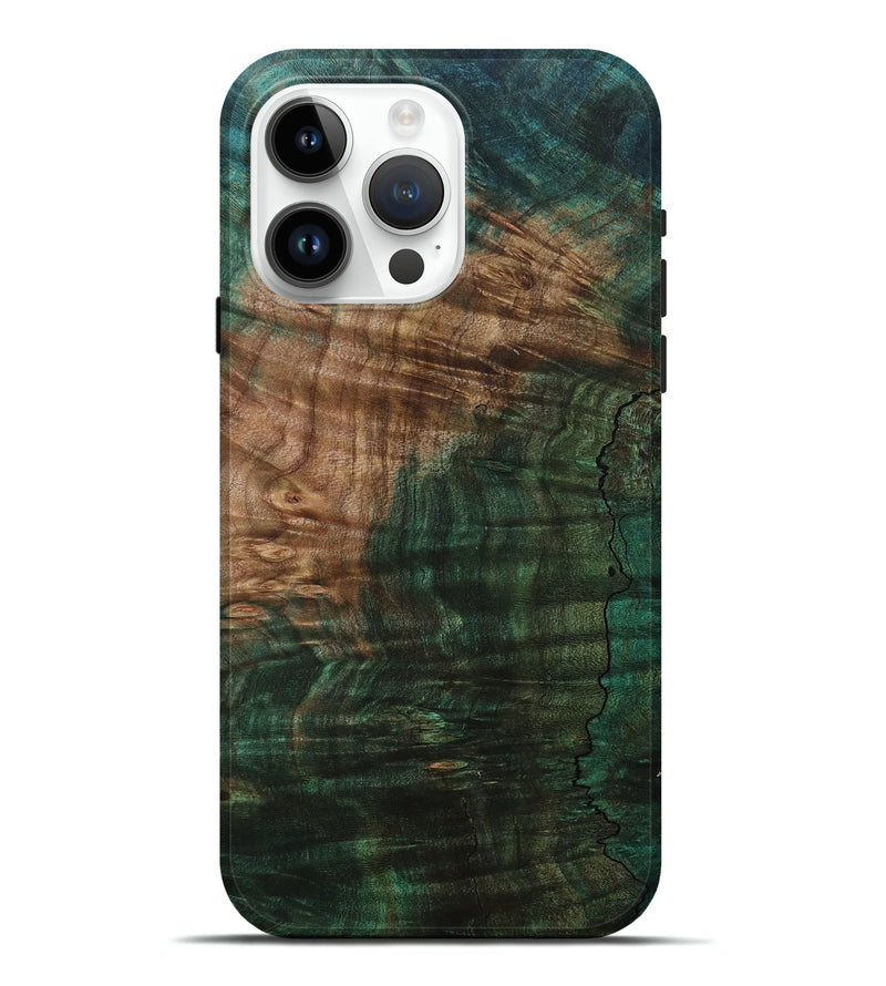 iPhone 15 Pro Max Wood Live Edge Phone Case - Burton (Double Dyed, 793425)