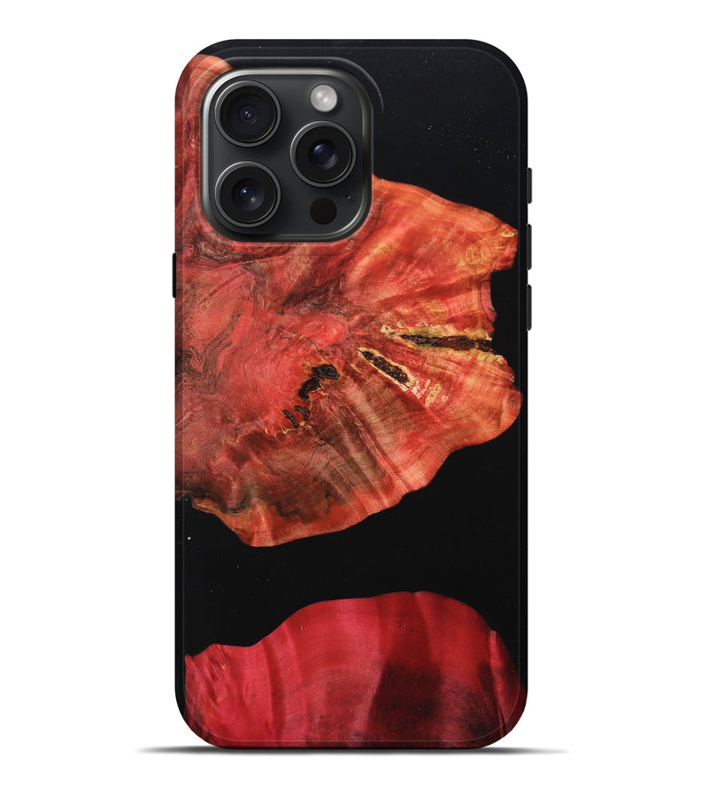 iPhone 16 Pro Max Wood Live Edge Phone Case - Beatriz (Double Dyed, 793431)