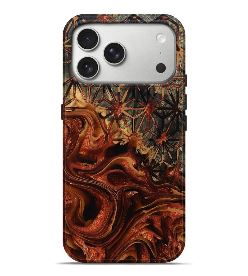iPhone 17 Pro Max Wood Live Edge Phone Case - Ahmed (Pattern, 793434)