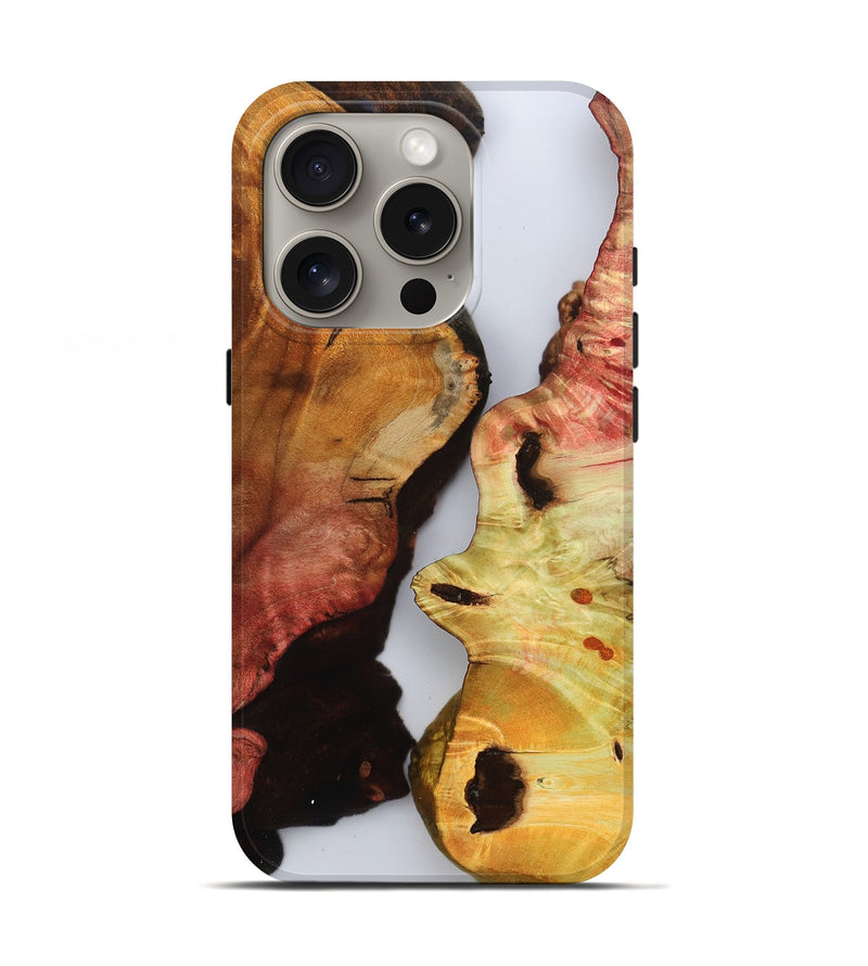 iPhone 16 Pro Wood Live Edge Phone Case - Zelda (Clear, 793437)