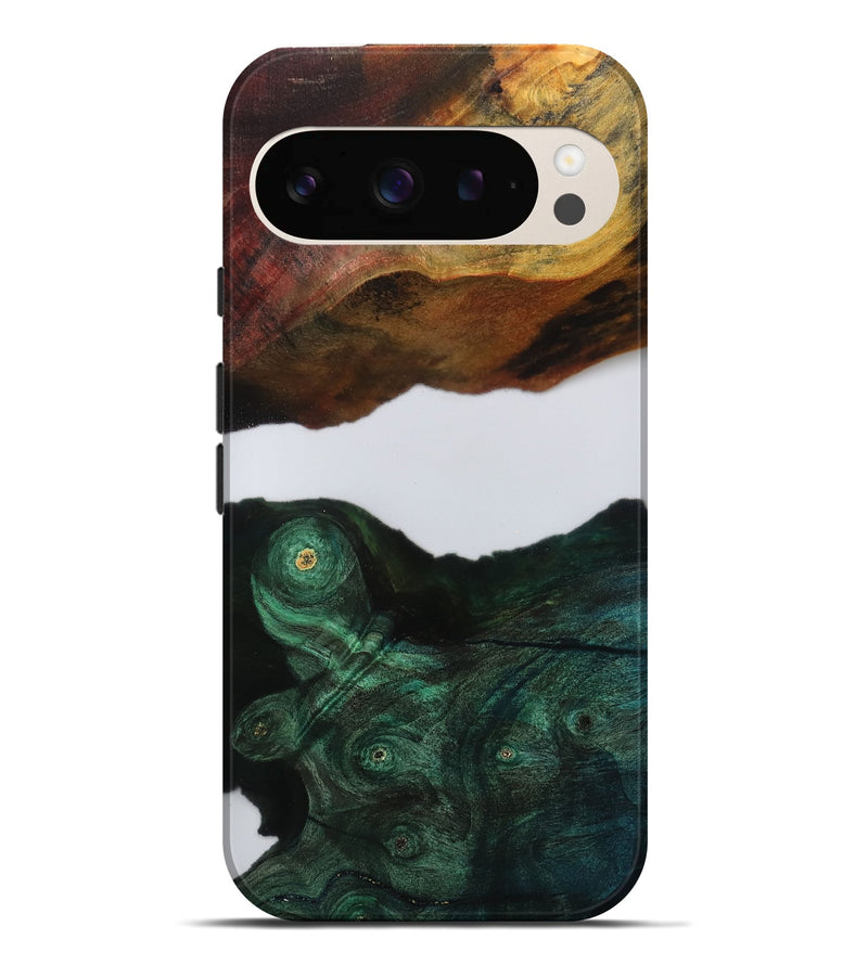 Pixel 9 Pro XL Wood Live Edge Phone Case - Meaghan (Clear, 793438)