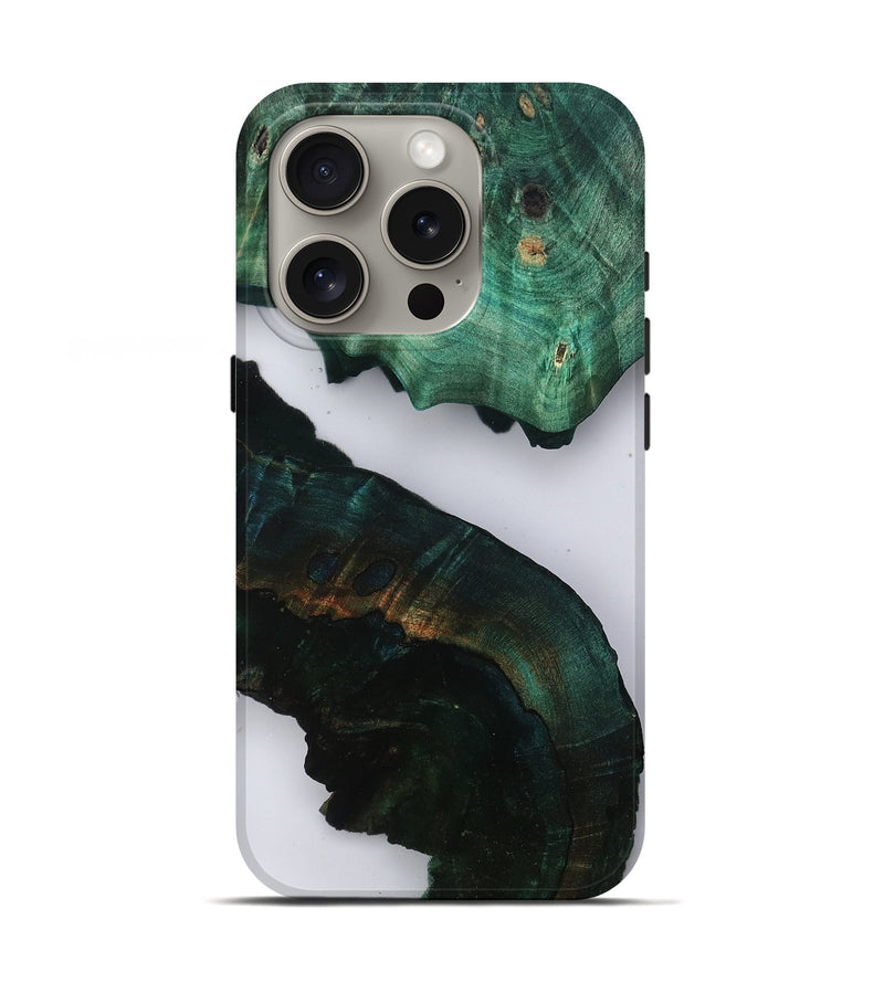 iPhone 16 Pro Wood Live Edge Phone Case - Perley (Clear, 793439)