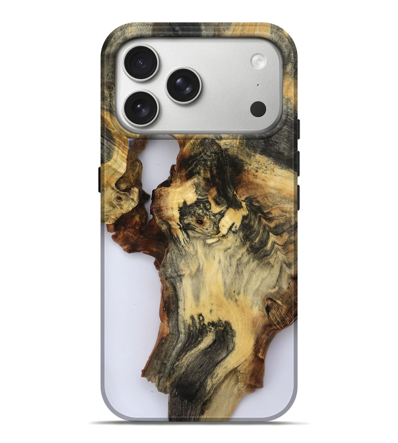 iPhone 17 Pro Max Wood Live Edge Phone Case - Dario (Clear, 793441)