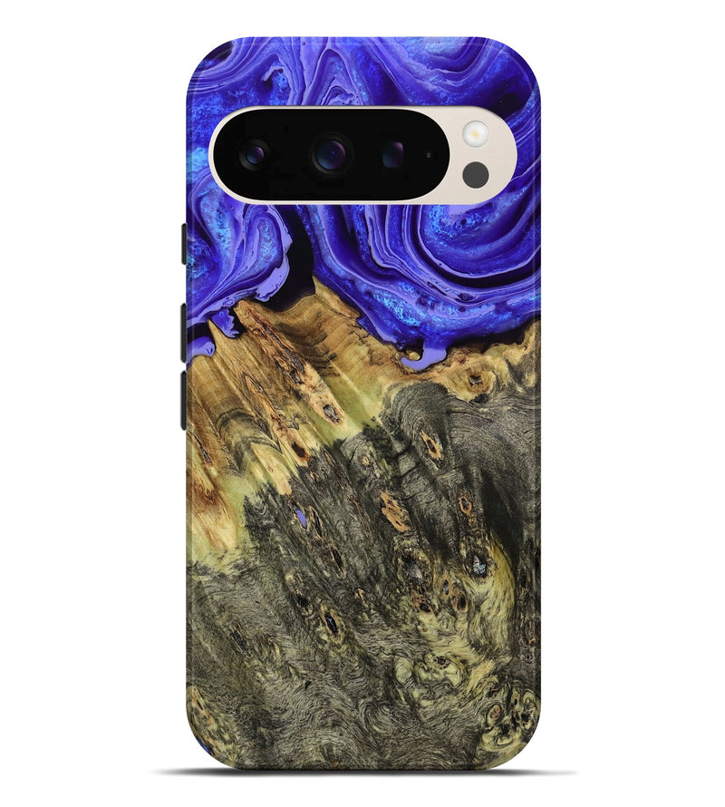 Pixel 10 Pro XL Wood Live Edge Phone Case - Sheyla (Purple, 793452)