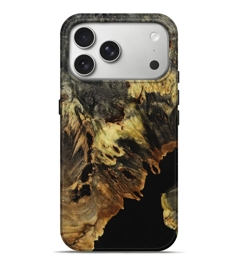 iPhone 17 Pro Max Wood Live Edge Phone Case - Mustafa (Wood Burl, 793456)