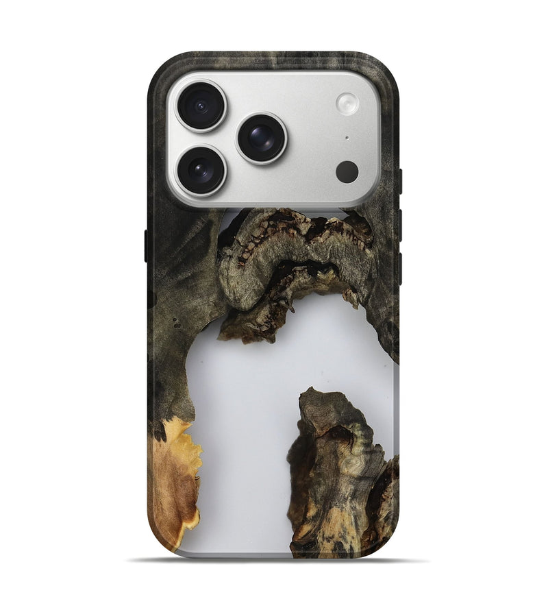 iPhone 17 Pro Wood Live Edge Phone Case - Jasen (Clear, 793459)