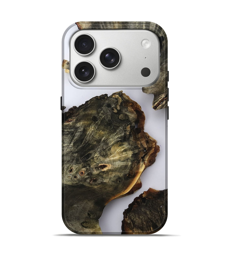 iPhone 17 Pro Wood Live Edge Phone Case - Kacey (Clear, 793460)