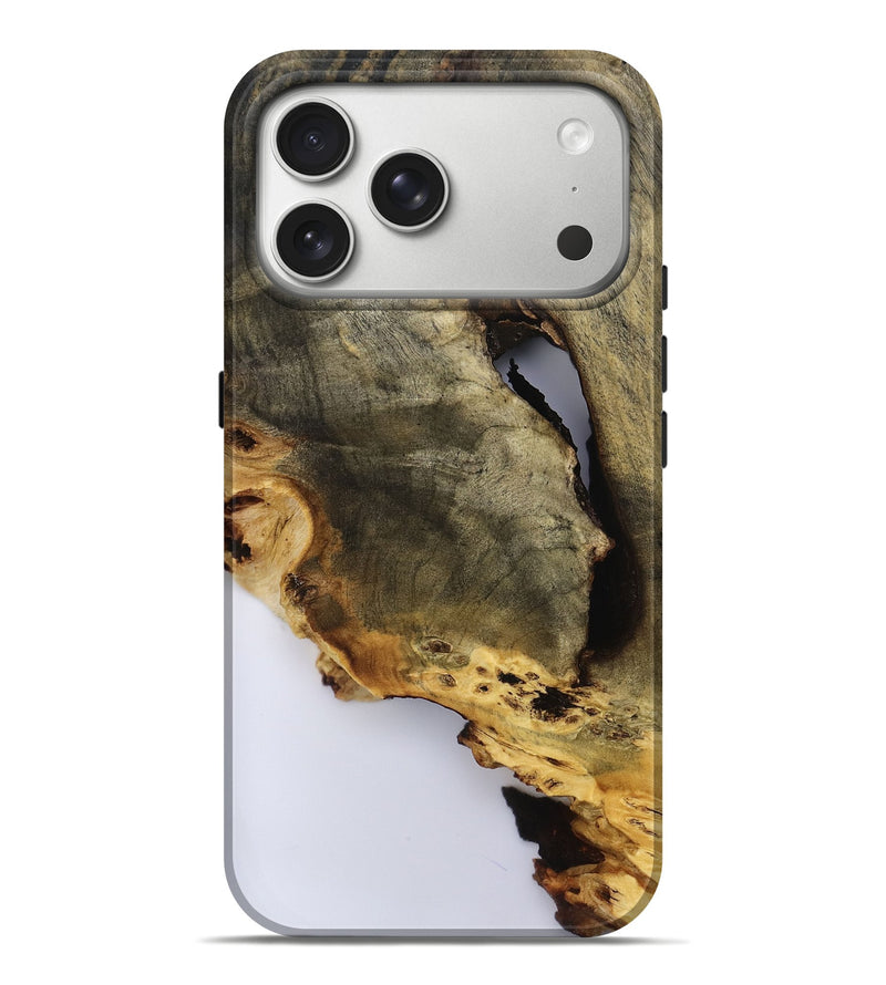 iPhone 17 Pro Max Wood Live Edge Phone Case - Tamera (Clear, 793462)