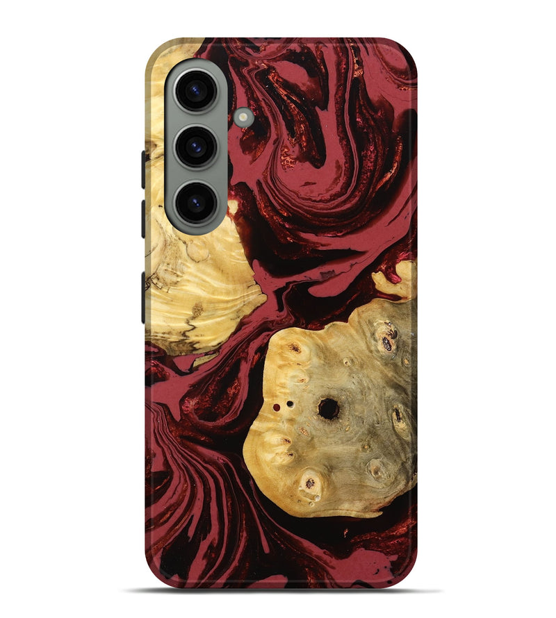 Galaxy S24 Plus Wood Live Edge Phone Case - Nat (Red, 793468)