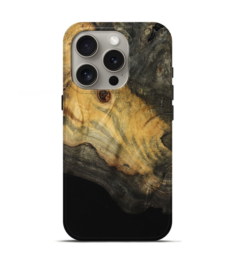iPhone 16 Pro Wood Live Edge Phone Case - Porter (Wood Burl, 793475)