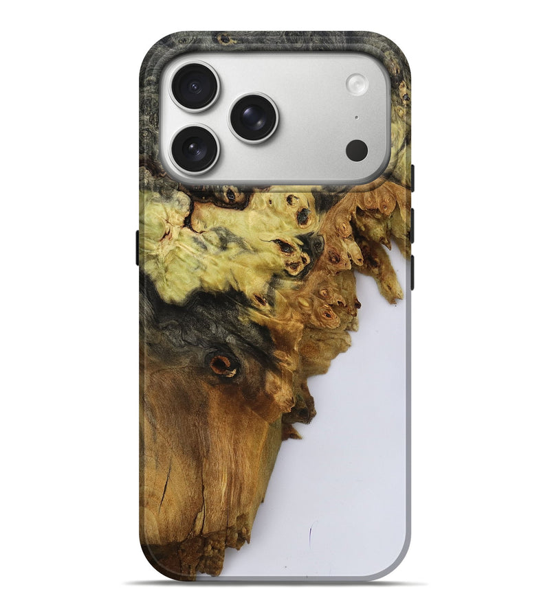 iPhone 17 Pro Max Wood Live Edge Phone Case - Parker (Clear, 793477)