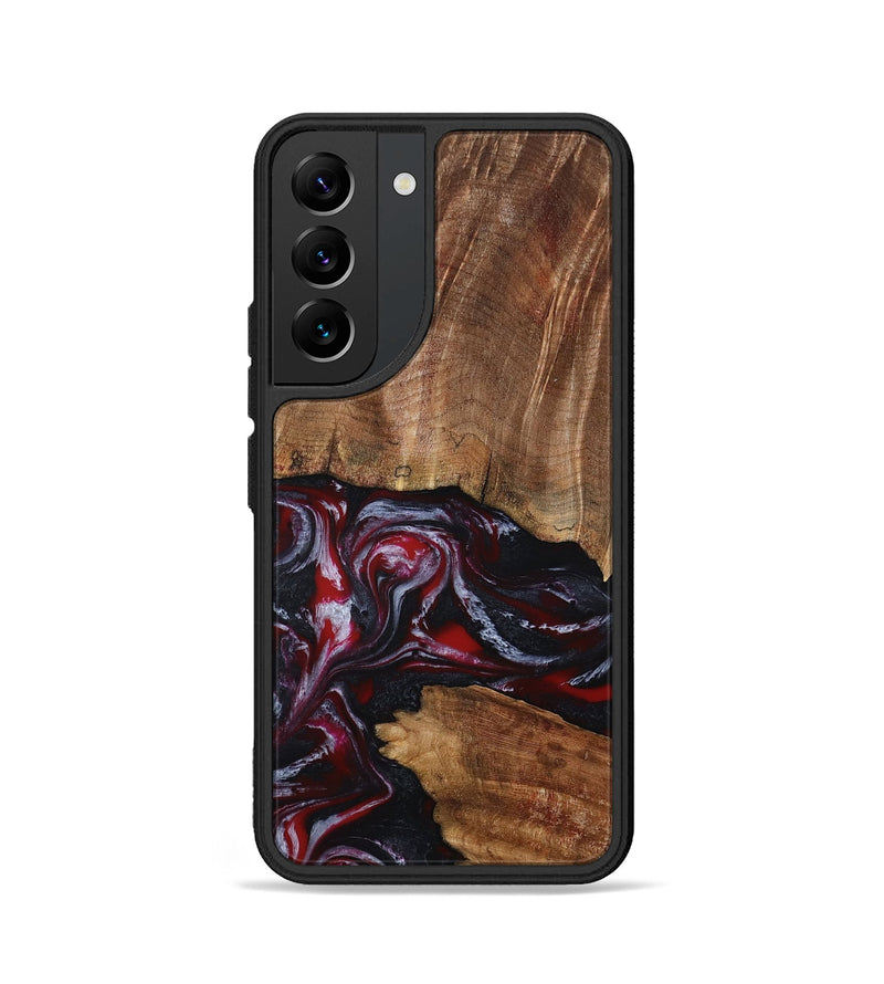 Galaxy S22 Wood Phone Case - Dior (Red, 793484)