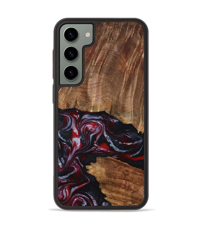 Galaxy S23 Plus Wood Phone Case - Dior (Red, 793484)