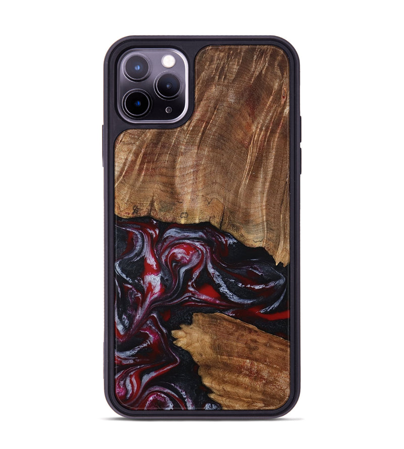 iPhone 11 Pro Max Wood Phone Case - Dior (Red, 793484)