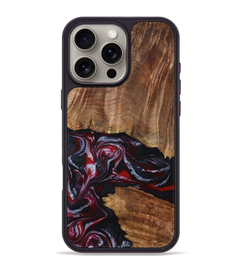 iPhone 16 Pro Max Wood Phone Case - Dior (Red, 793484)