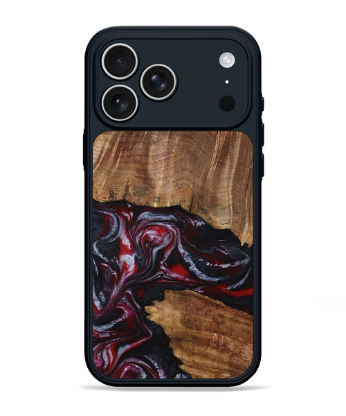 iPhone 17 Pro Max Wood Phone Case - Dior (Red, 793484)