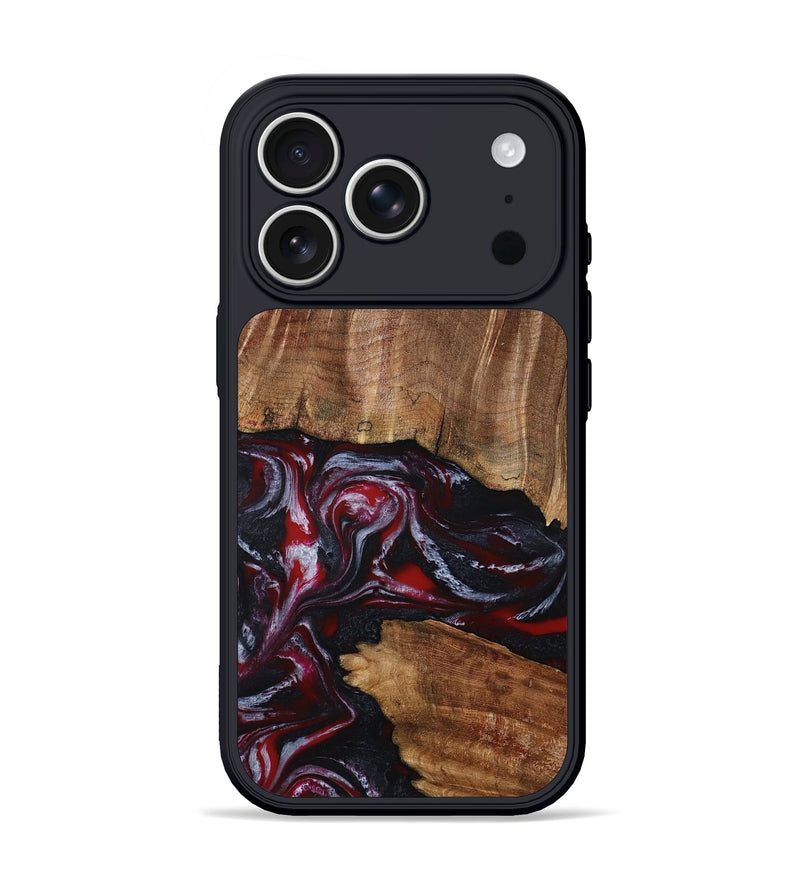 iPhone 17 Pro Wood Phone Case - Dior (Red, 793484)