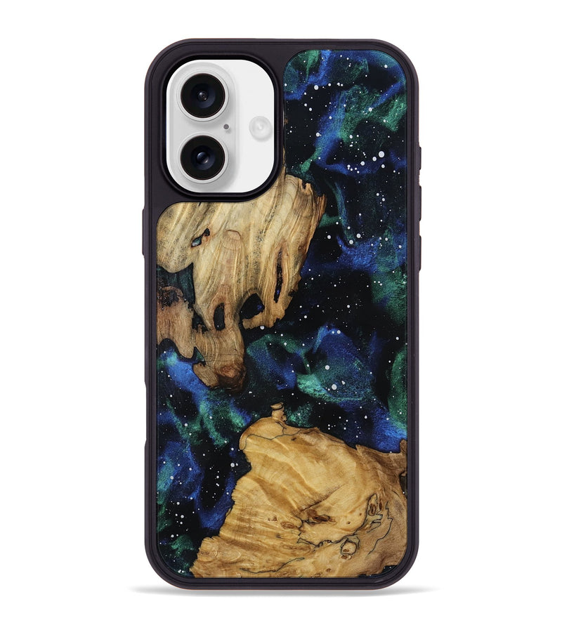 iPhone 16 Plus Wood Phone Case - Aziel (Cosmos, 793658)