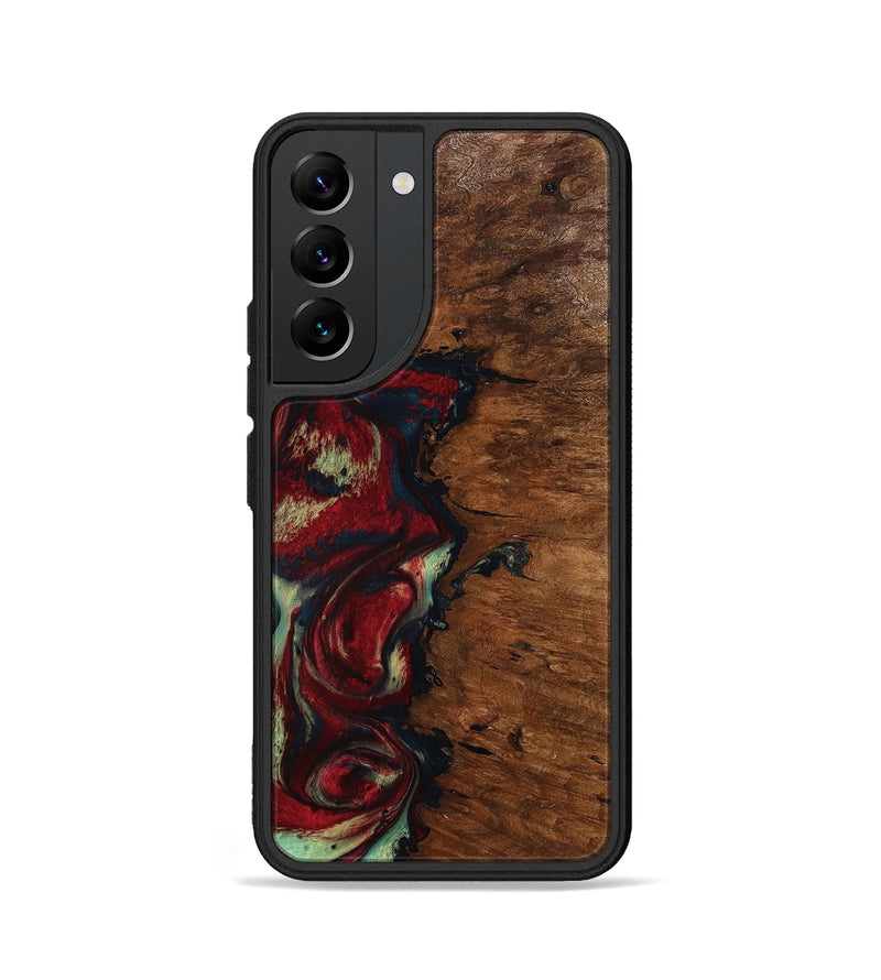 Galaxy S22 Wood Phone Case - Soren (Red, 793717)