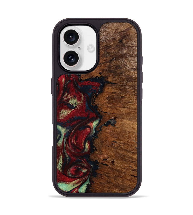 iPhone 17 Wood Phone Case - Soren (Red, 793717)