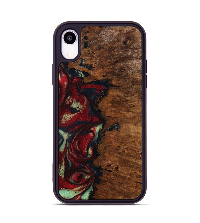 iPhone Xr Wood Phone Case - Soren (Red, 793717)