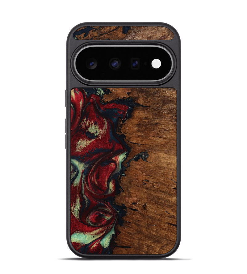 Pixel 11 Pro Wood Phone Case - Soren (Red, 793717)