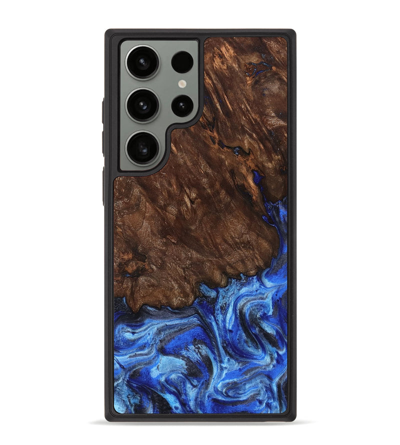 Galaxy S23 Ultra Wood Phone Case - Kian (Blue, 793754)