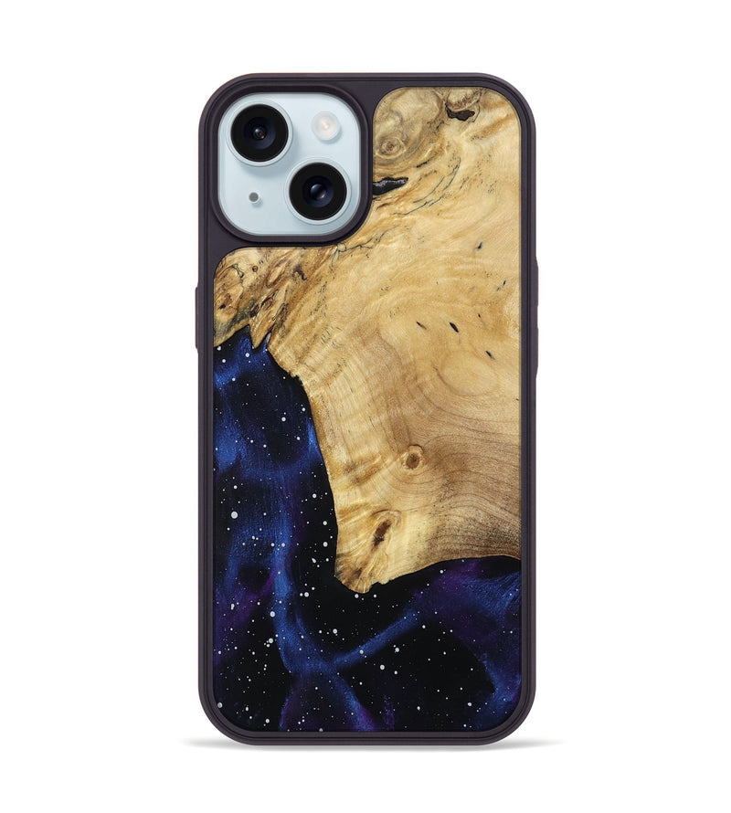 iPhone 15 Wood Phone Case - Nico (Cosmos, 793822)