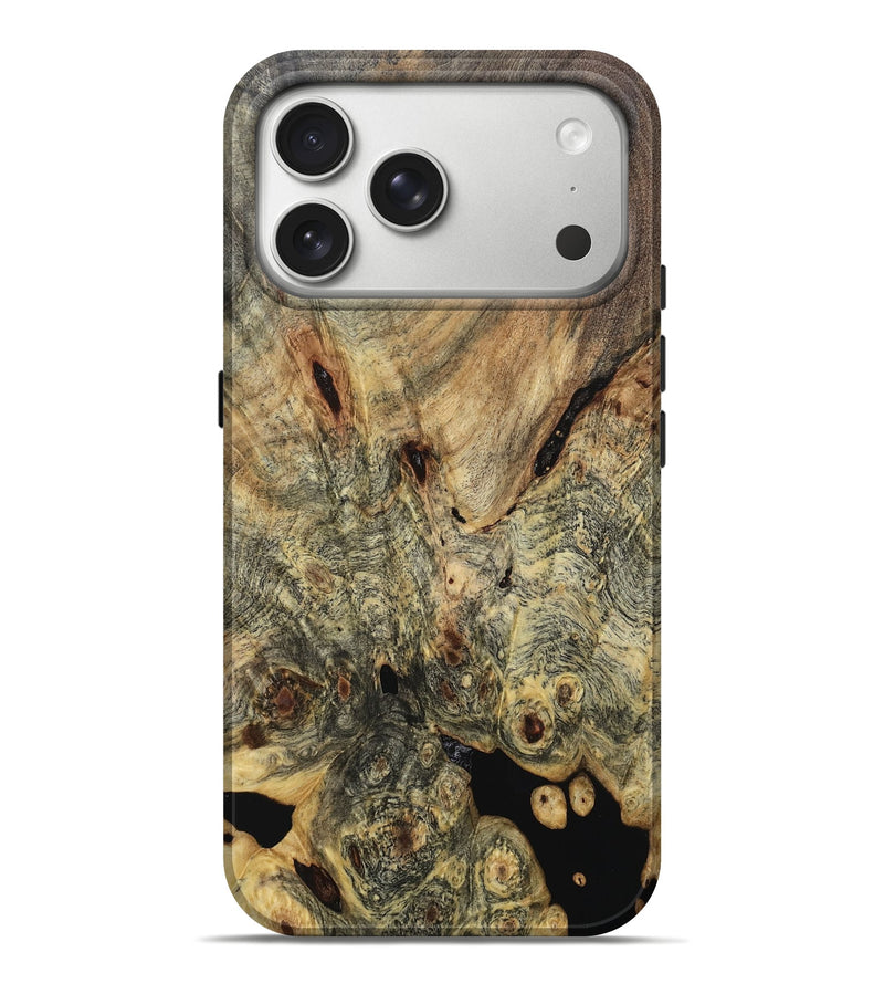 iPhone 17 Pro Max Wood Live Edge Phone Case - Elouise (Wood Burl, 793843)