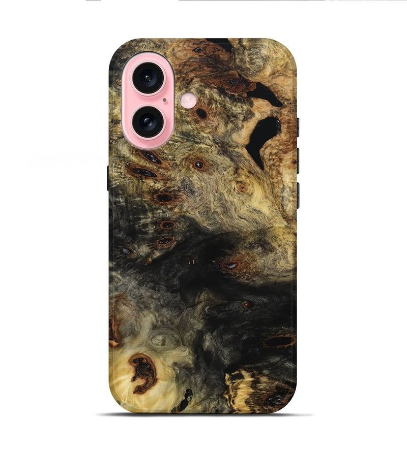 iPhone 16 Wood Live Edge Phone Case - Elna (Wood Burl, 793871)