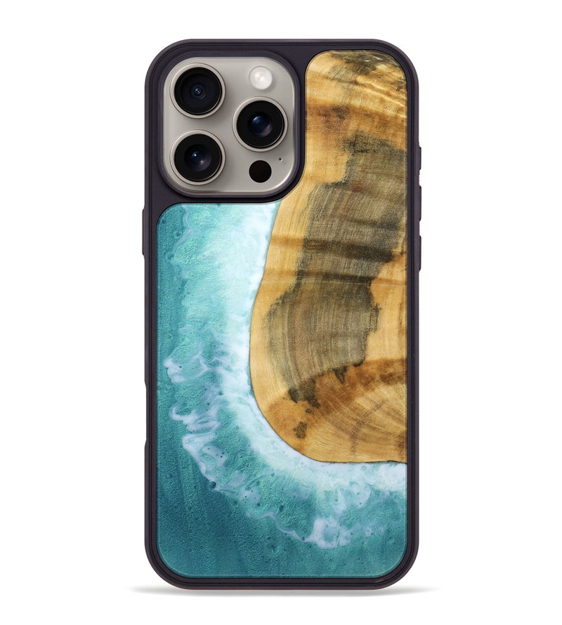 iPhone 16 Pro Max Wood Phone Case - Mina (Coastal, 793895)