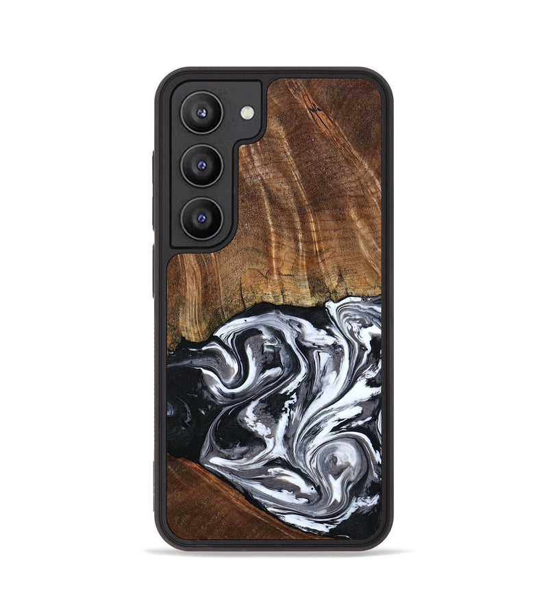Galaxy S23 Wood Phone Case - Ona (Black & White, 793911)