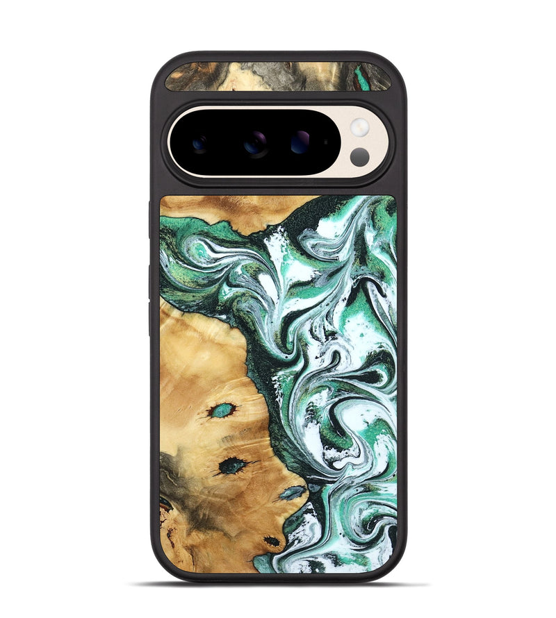 Pixel 10 Wood Phone Case - Leonora (Green, 793984)